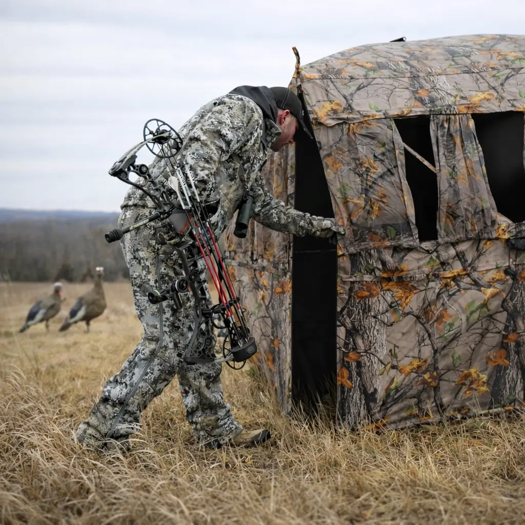 Muddy VS360 Ground Blind - 77" W x 70" Tall - Epic Camo - Image 5