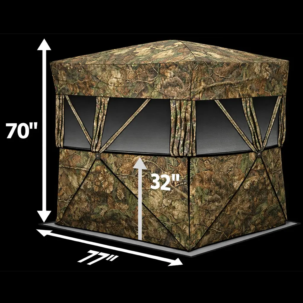 Muddy VS360 Ground Blind - 77" W x 70" Tall - Epic Camo - Image 9