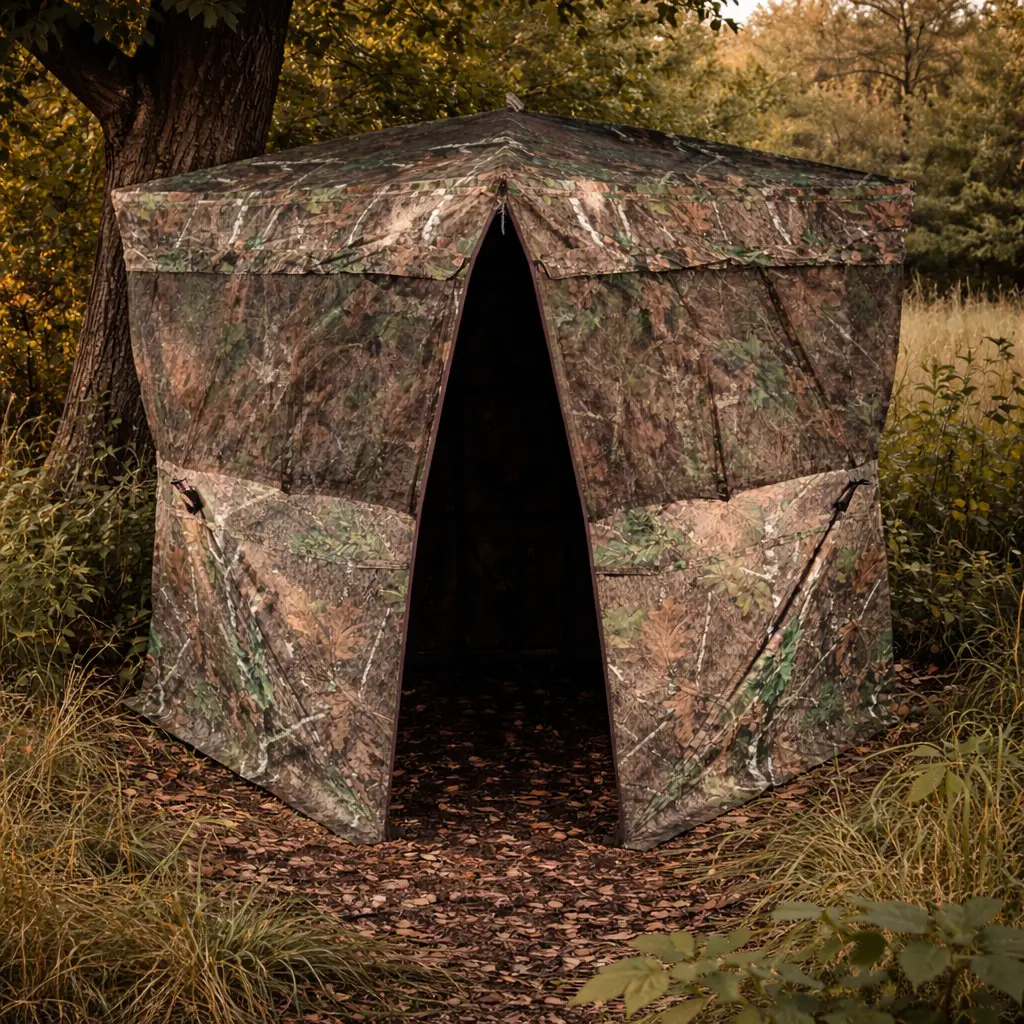 Muddy VS360 Ground Blind - 77" W x 70" Tall - Mossy Oak Camo - Image 2