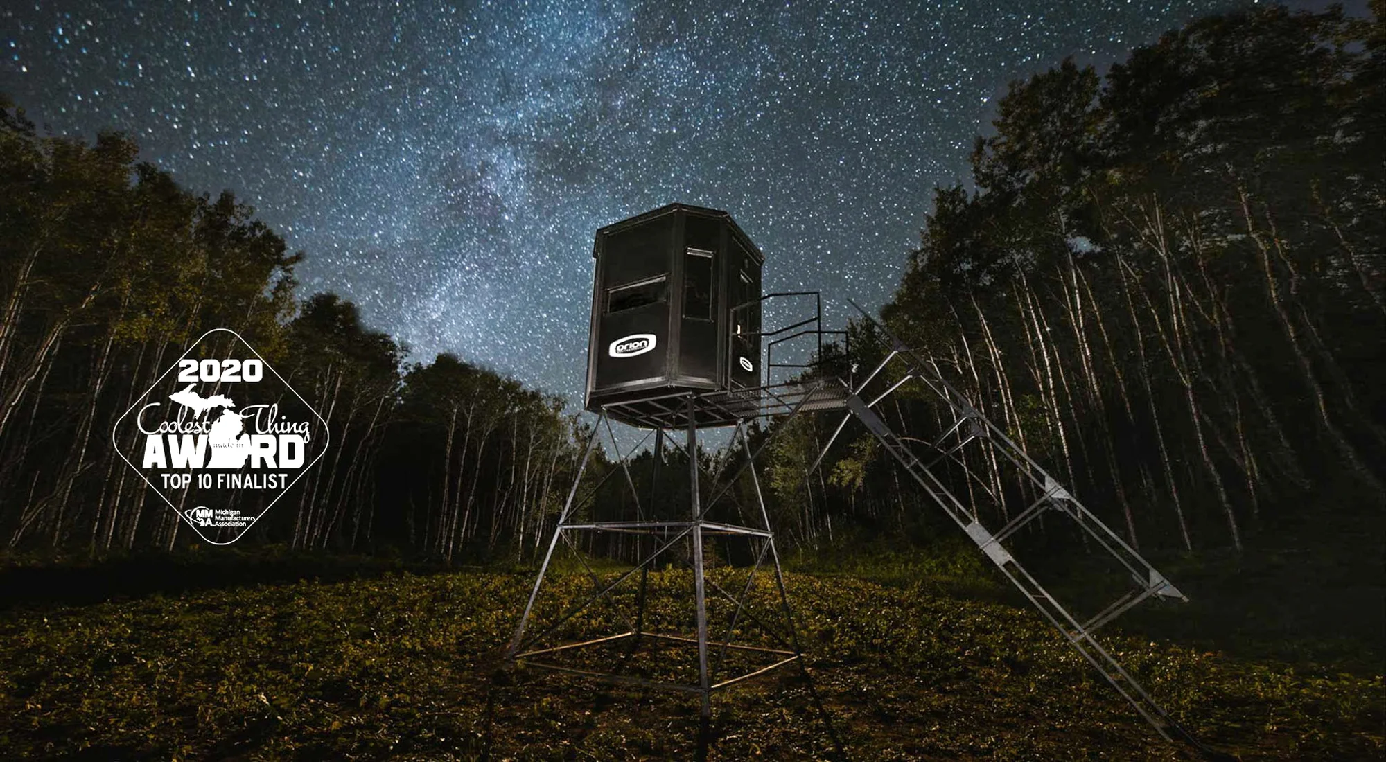 Orion Blinds 10' Hunting Blind Tower with Stair & Rail - Image 5