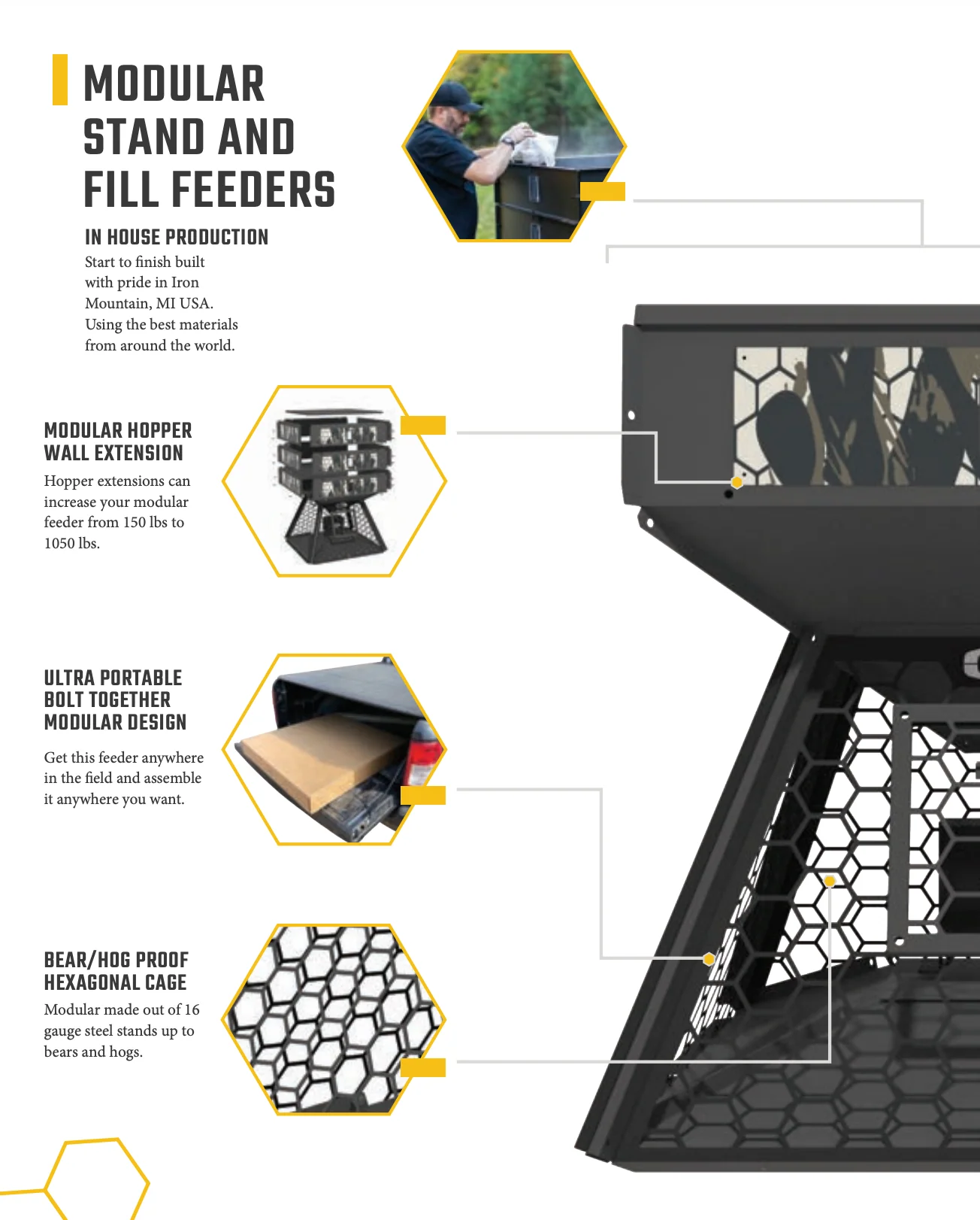 Orion Hunting - 750 lb Capacity Stand and Fill Deer Feeder - Image 3