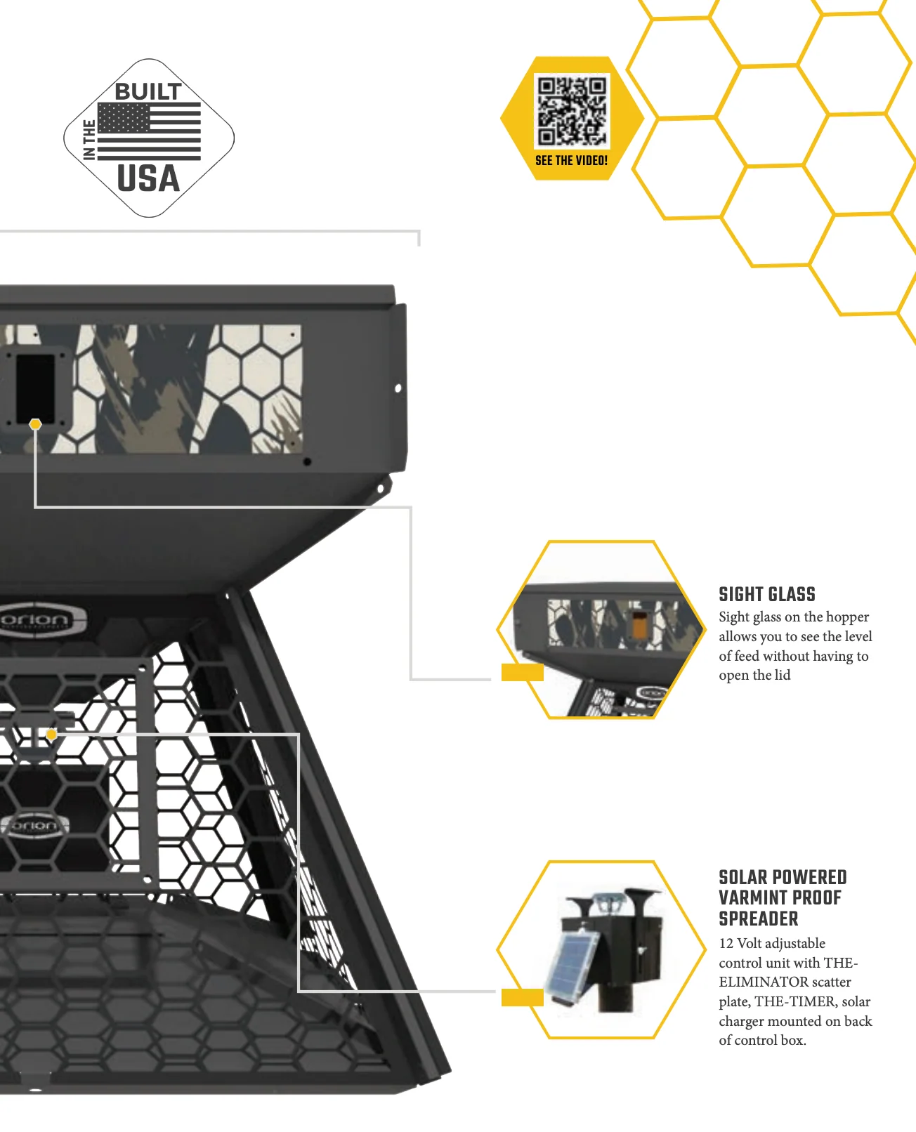 Orion Hunting - 750 lb Capacity Stand and Fill Deer Feeder - Image 4