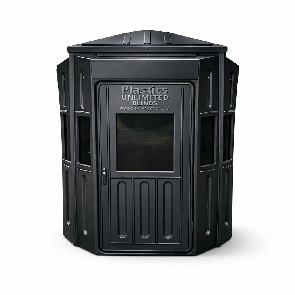 Plastics Unlimited 5' x 5' Hunting Blind w/ Bow Windows