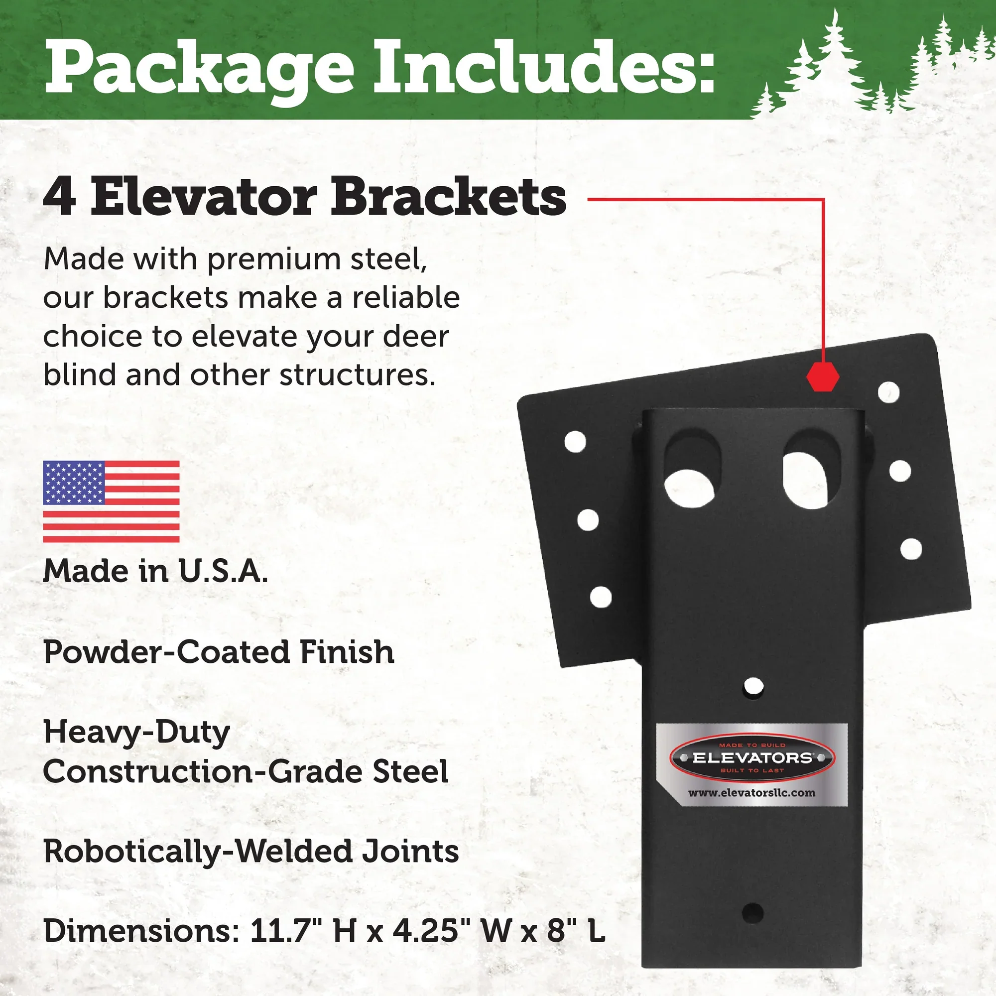 Shadow Hunter Deer Blind DIY Elevator Brackets - Image 3