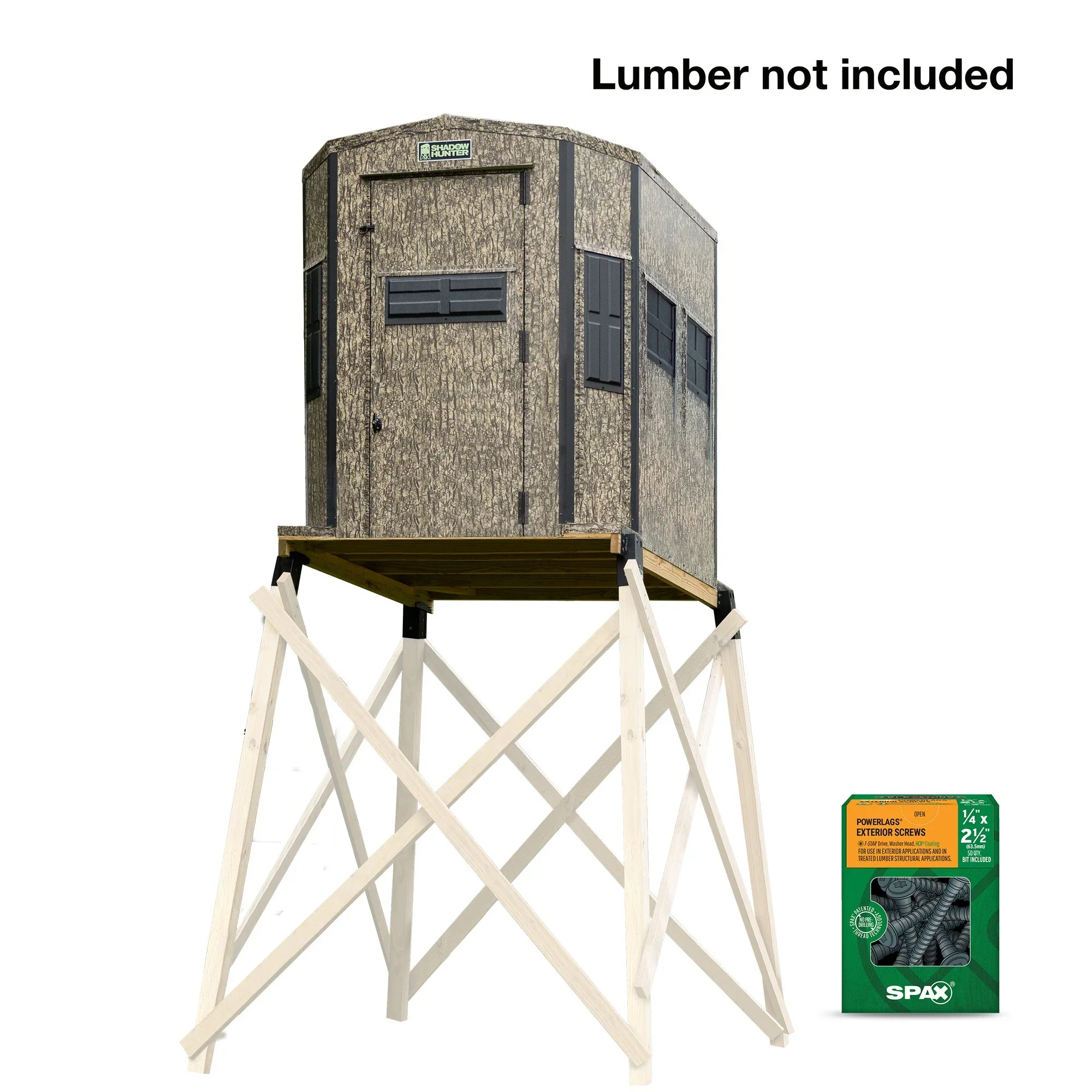 Shadow Hunter Marksman 5' x 6' Insulated Deer Hunting Blind - Image 11