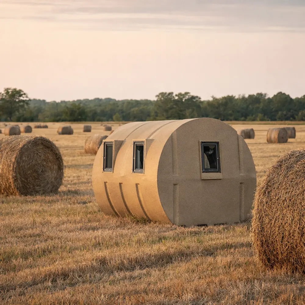 Sportsman's Condo Bale Condo 79" x 72" Deer Hunting Blind - Image 13