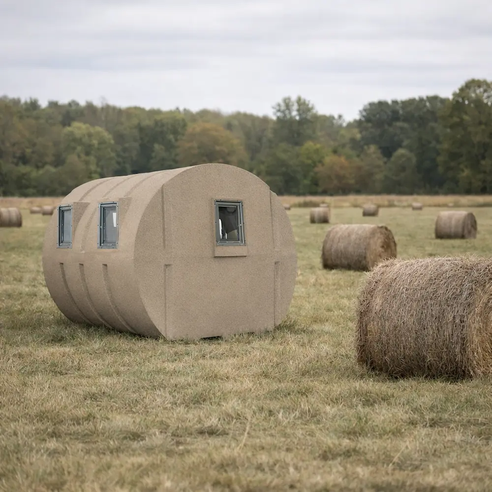 Sportsman's Condo Bale Condo 79" x 72" Deer Hunting Blind - Image 15