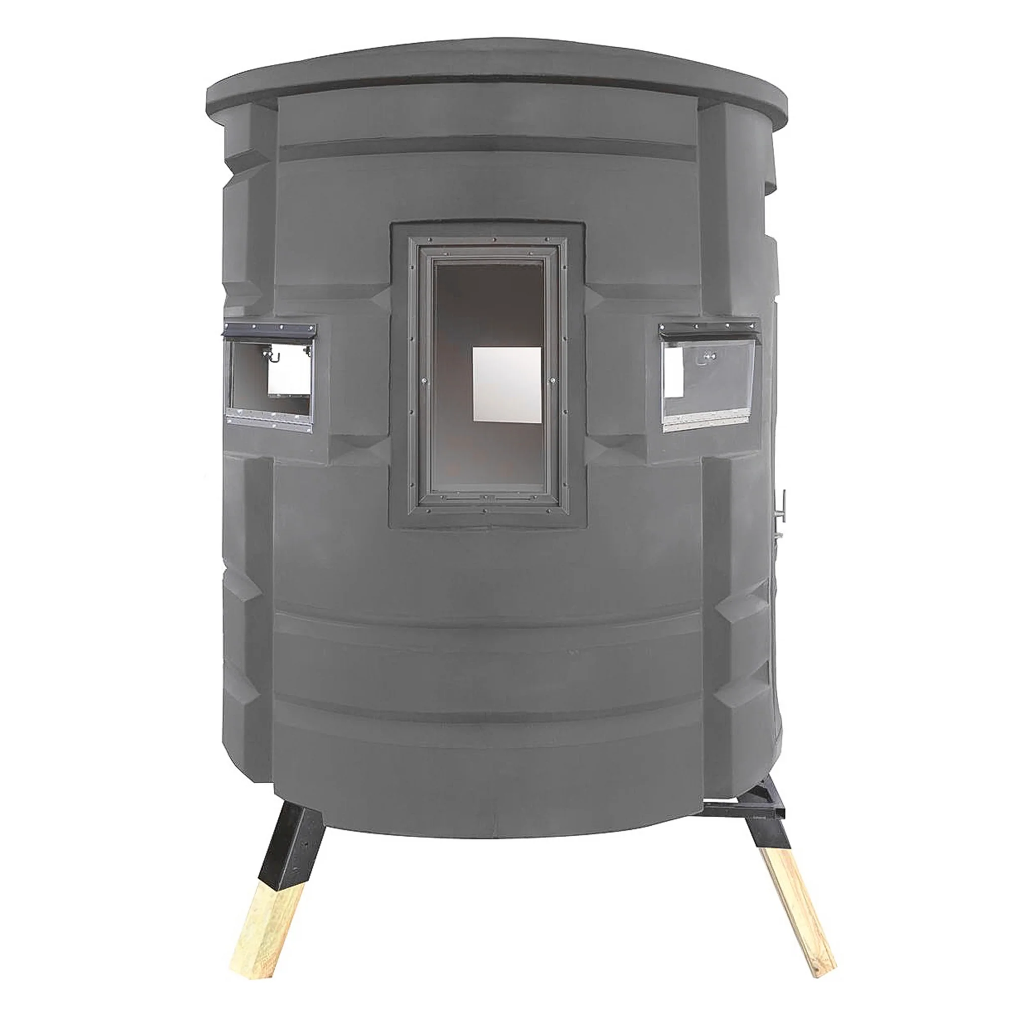 Sportsman's Condo Bow Condo 72" Diameter Deer Stand: Black, Loaded - Image 5