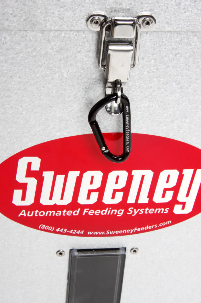 Sweeney Feeders - Wildlife & Deer Scatter Feeder - 300lb Capacity - 4ft Legs - Silver - Image 5