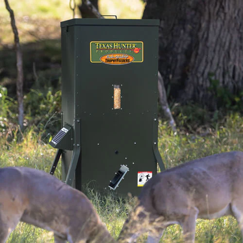 Texas Hunter Hideaway Stand and Fill Directional Deer Feeder, 300 lb. Capacity - Image 3