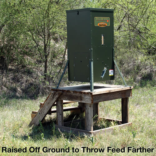 Texas Hunter Hideaway Stand and Fill Directional Deer Feeder, 300 lb. Capacity - Image 7