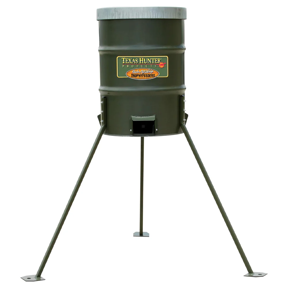 Texas Hunter 300 lb. Protein Barrel Deer Feeder