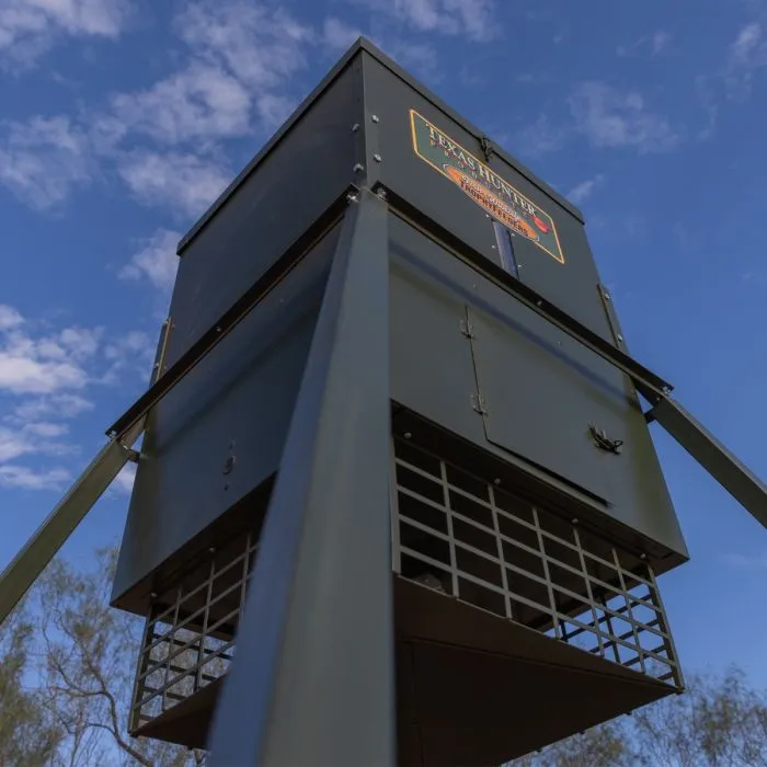 Texas Hunter 300 lb. Trophy Deer Corn Feeder with 8 Foot Legs - Image 8
