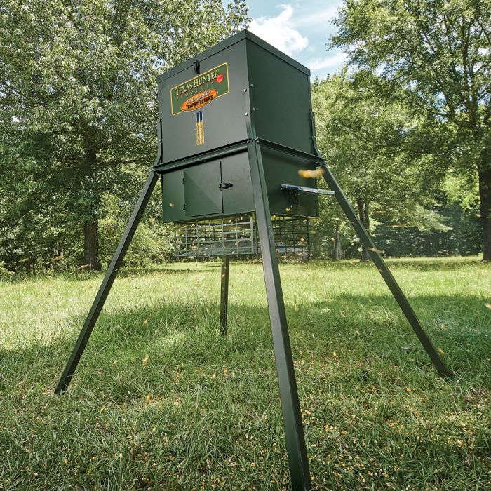 Texas Hunter 300 lb. Trophy Deer Feeder with 4 Foot Legs - Image 10