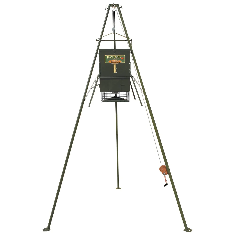 Texas Hunter 300 lb. Trophy Deer Feeder with EZ Lift System