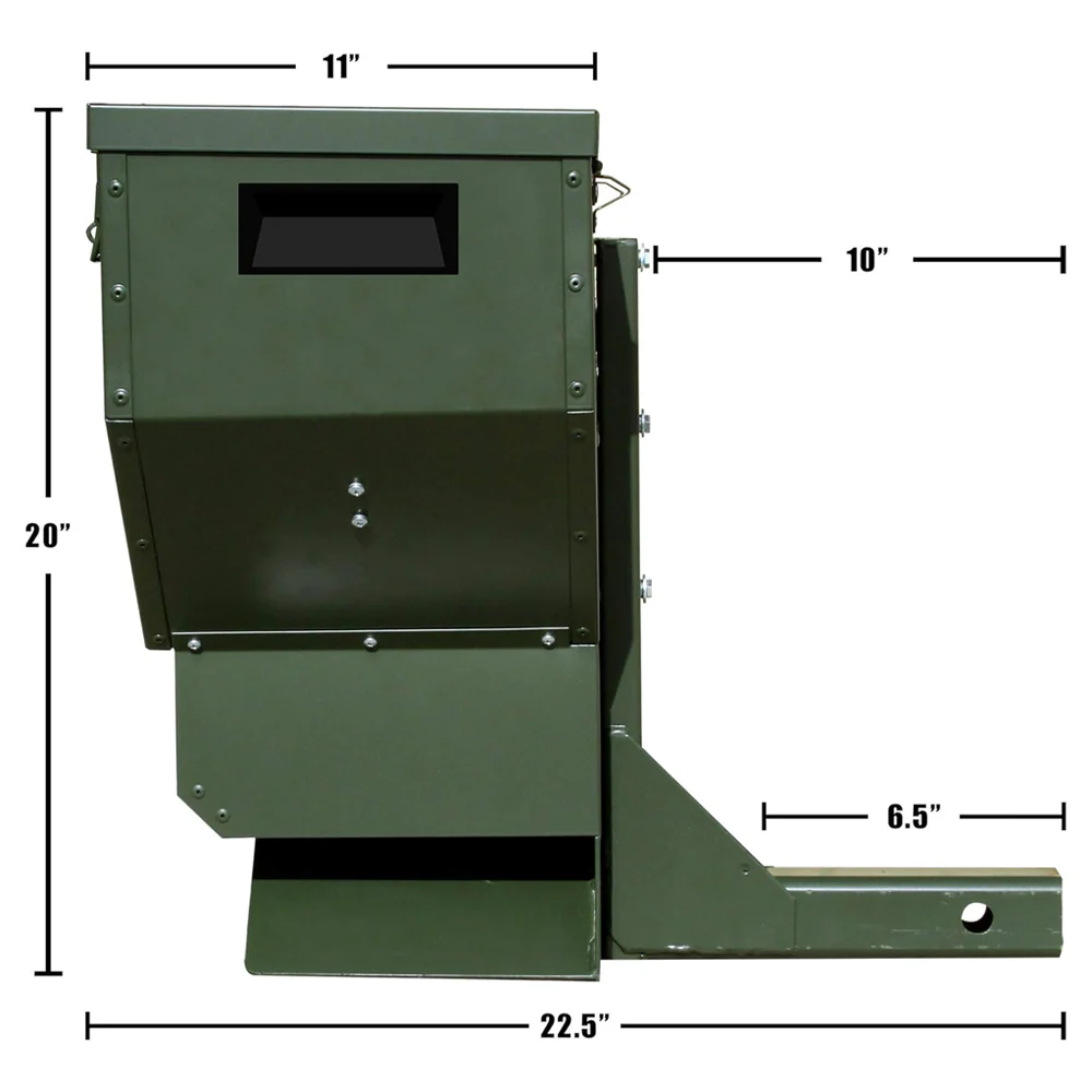 Texas Hunter Road Deer Corn Feeder with Wireless Remote Control, 50 lb Capacity - Image 3