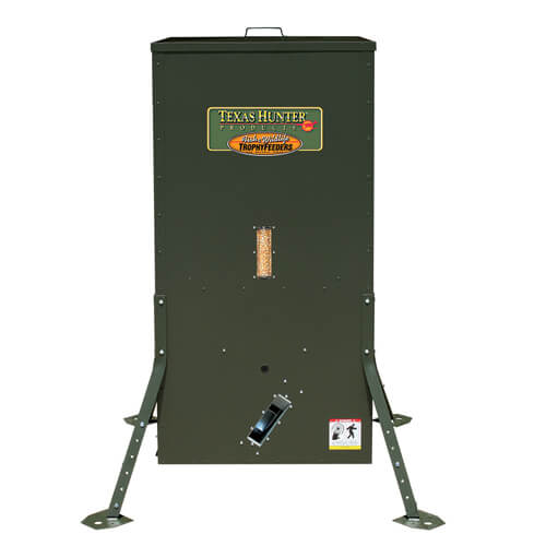 Texas Hunter Hideaway Stand and Fill Directional Deer Feeder, 500 lb Capacity