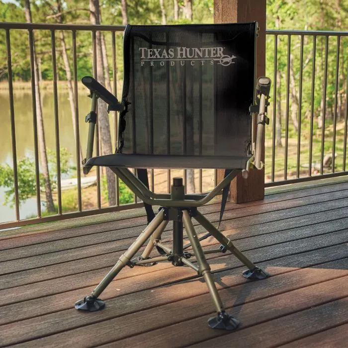 Texas Hunter Adjustable 360 Degree Swivel Chair - Image 3
