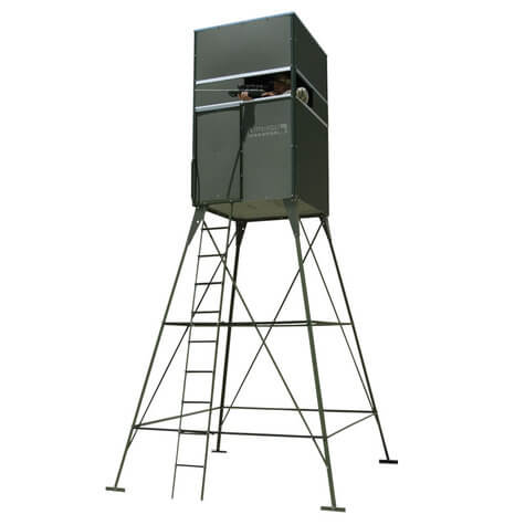Texas Hunter Trophy Deer Blind 4' x 4' with 8' Tower