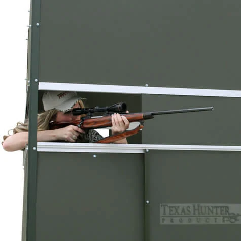 Texas Hunter Trophy Deer Blind 4' x 4' with 8' Tower - Image 7