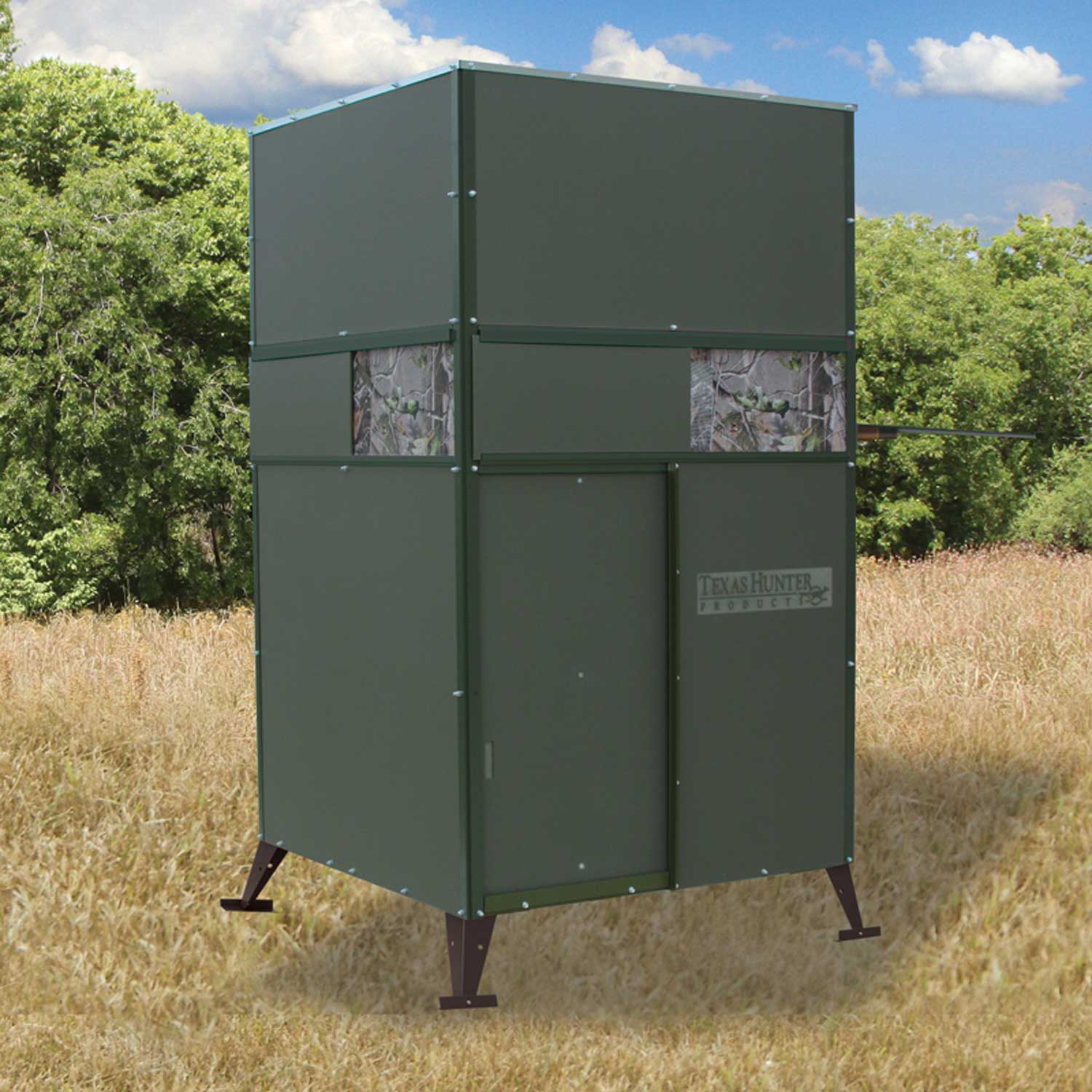 Texas Hunter Trophy Ground Blind 4' x 4' with Ground Legs