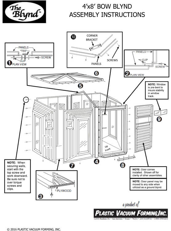 The Blynd 4' x 8' Bow Hunting Blind with Full Door - Image 6
