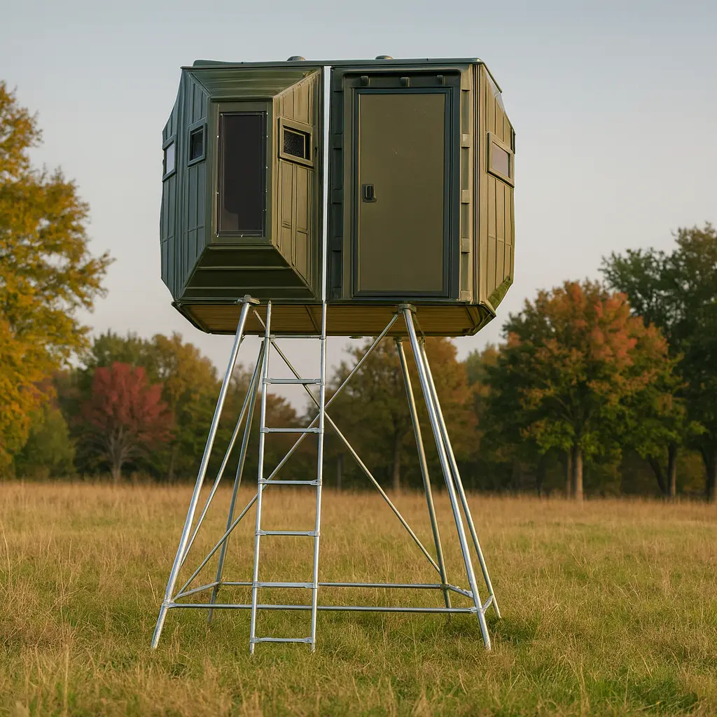 The Blynd 4' x 8' Bow Hunting Blind with Full Door - Image 7