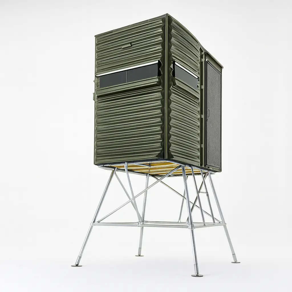 The Blynd 4' x 8' Hunting Blind - Olive Drab Green with Full Door - Image 11
