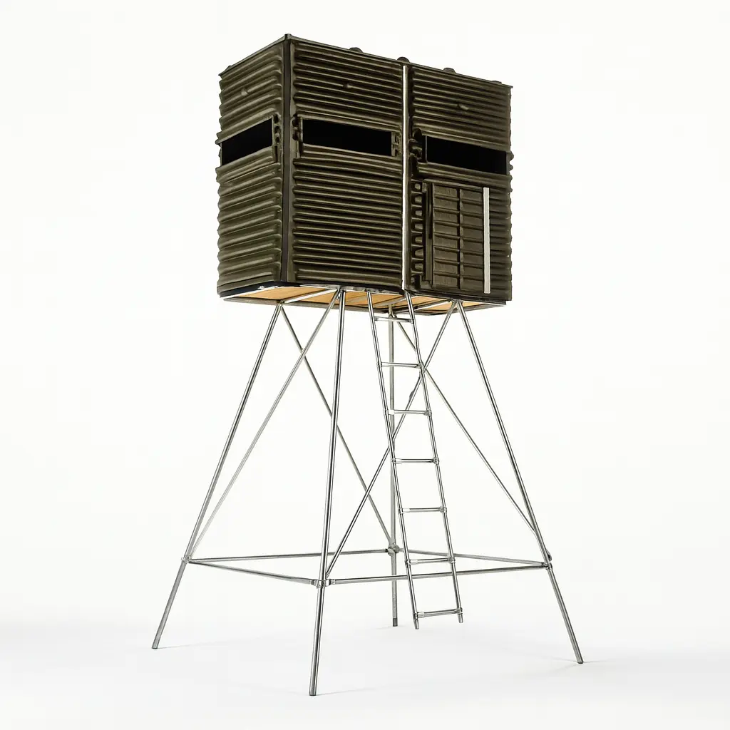 The Blynd 4' x 8' Hunting Blind - Olive Drab Green with Full Door - Image 16