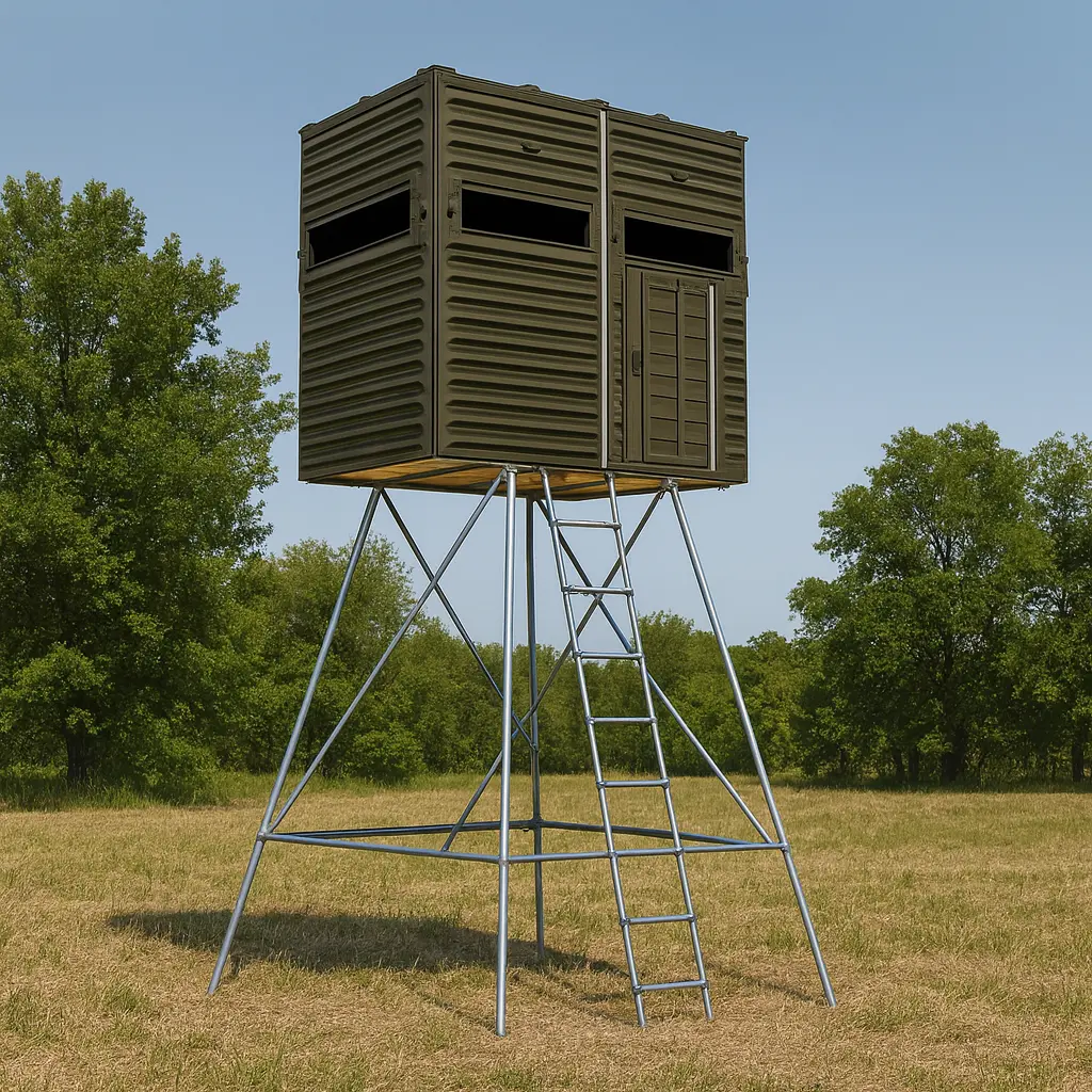 The Blynd 4' x 8' Hunting Blind with Half Door - Image 6