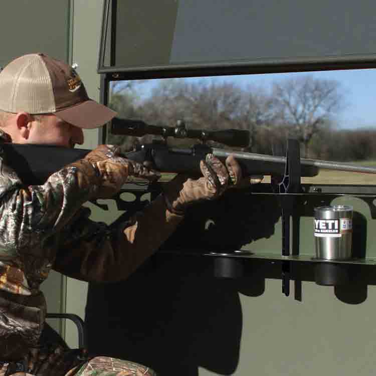 The Sportsman's Deer Blind Shelf and Shooting Rest by Texas Hunter - Image 4