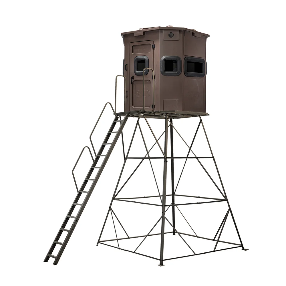 Titan Hunting Blinds 12 ft. Tower with Porch and Ladder - Image 5