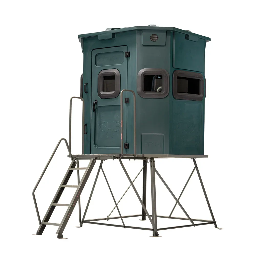 Titan Hunting Blinds 4 ft. Tower with Porch and Ladder - Image 8