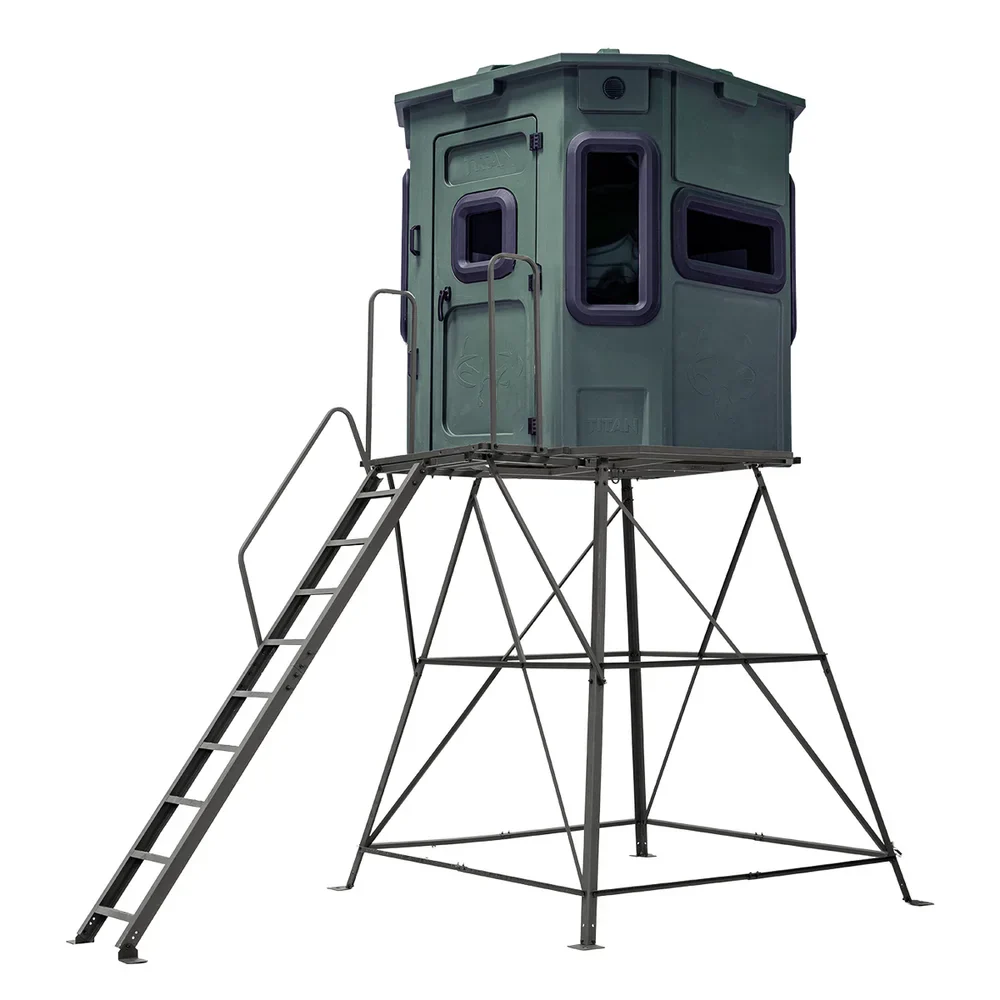 Titan Hunting Blinds 8 ft. Tower with Porch and Ladder - Image 2