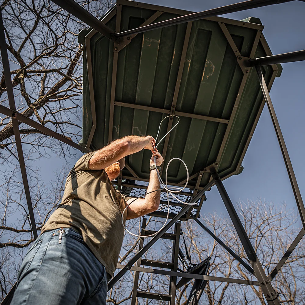 Titan Hunting Blinds 8 ft. Tower with Porch and Ladder - Image 9