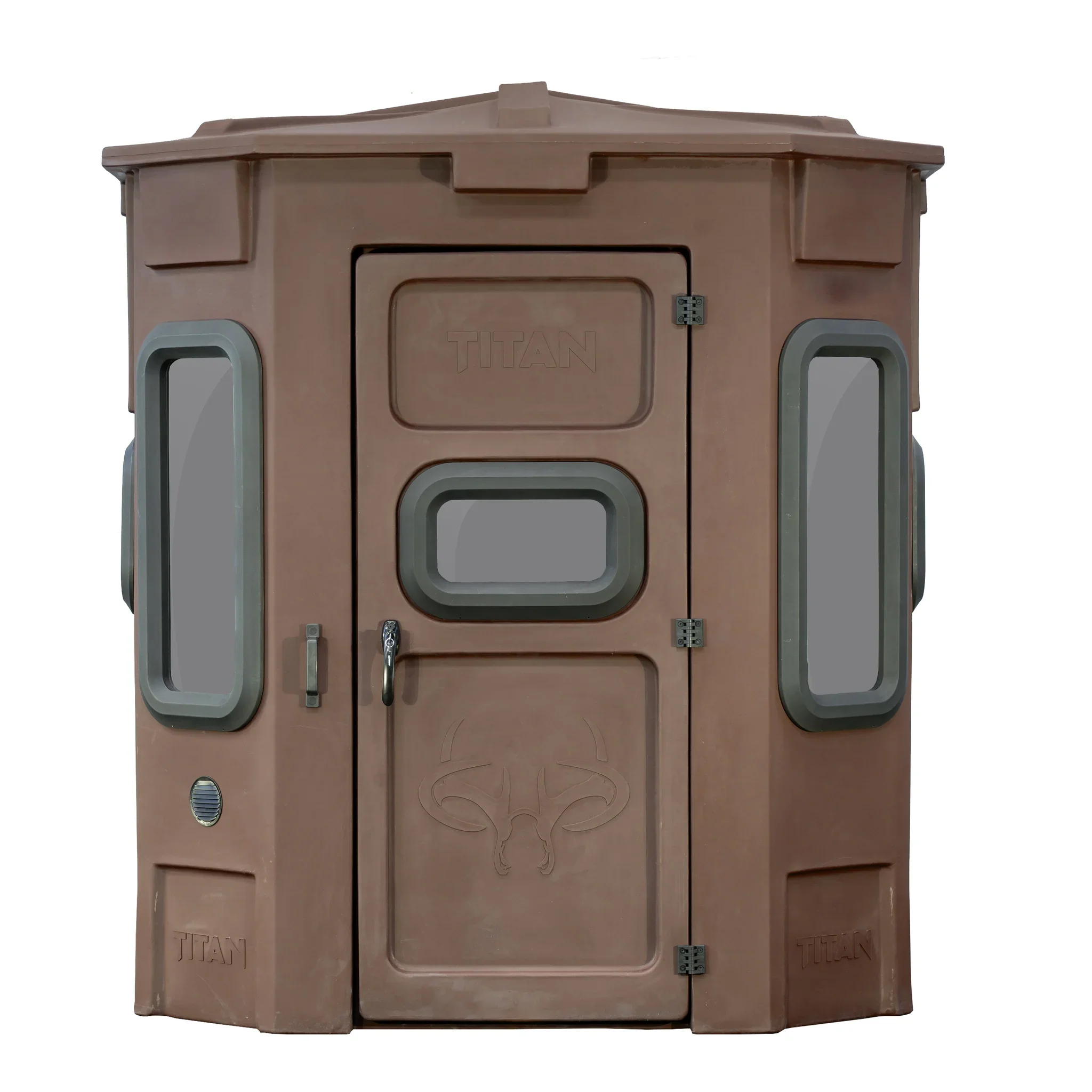 Titan Hunting Blinds - Pro Bow & Rifle Combo Blind - Brown w/ 8ft Tower - Image 2