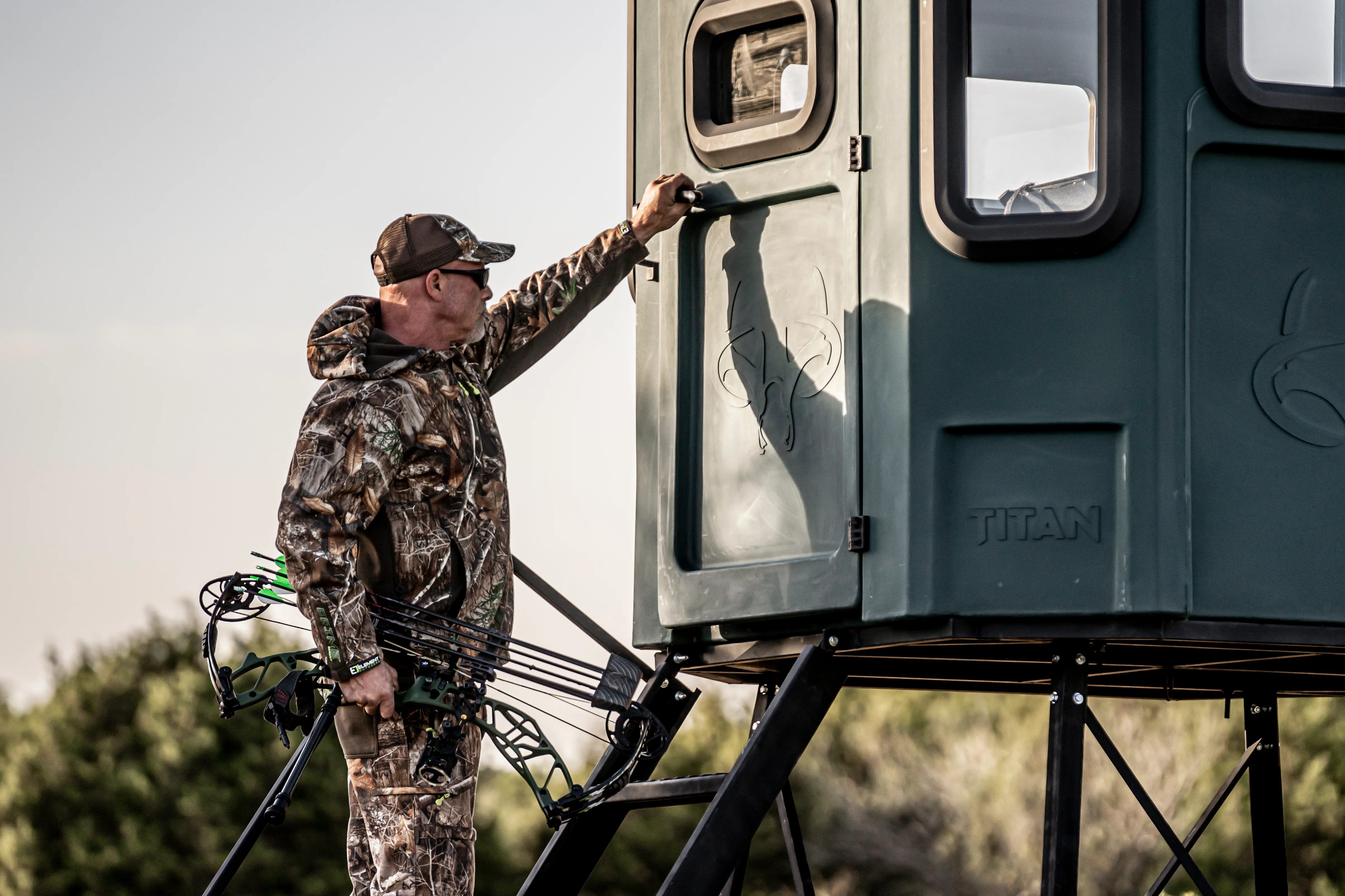 Titan Hunting Blinds - Pro Rifle Blind - Green - Image 12