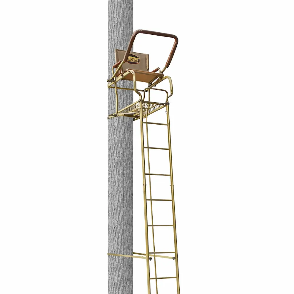 Trophy Treestands Mountaineer 20 ft Single Ladder Treestand - Image 6